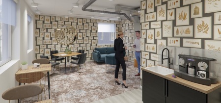 Communal area and pantry 14 rue Delambre
