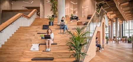 Large stairs seating Invalidenstraße