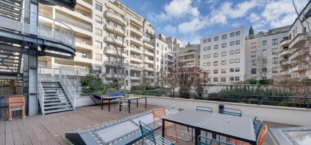 rooftop terrace 100 rue de Villiers