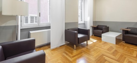 Communal lounge area Piazza del Popolo 18