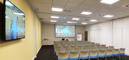 large conference room Via Caldera 21