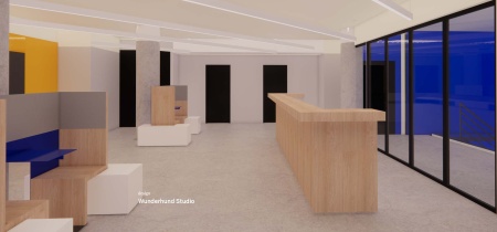 bar and workspace Europalaan