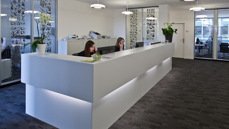 reception desk