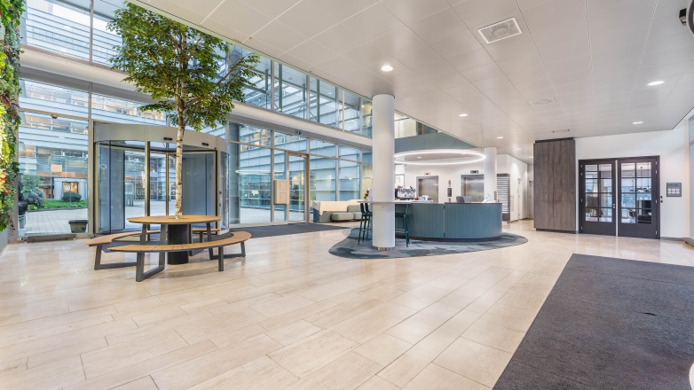 Reception and enterance