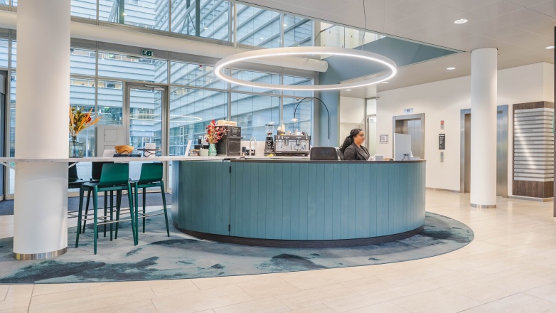 Reception and enterance