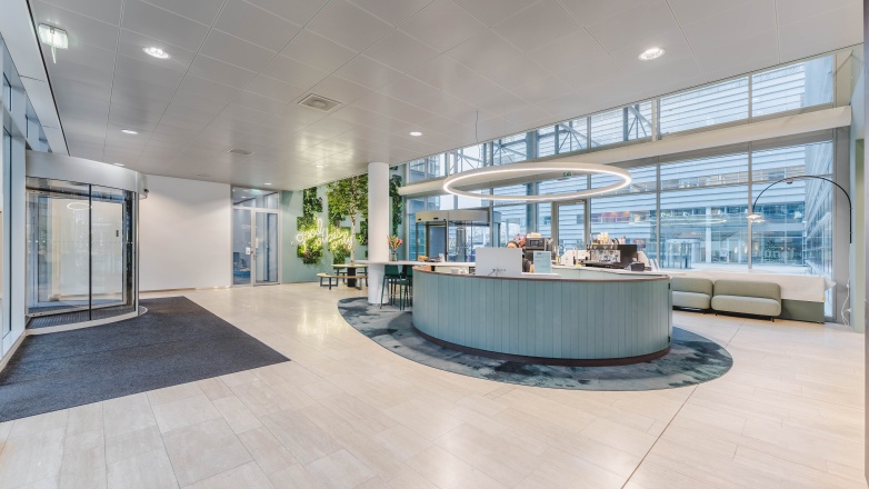 Reception and enterance