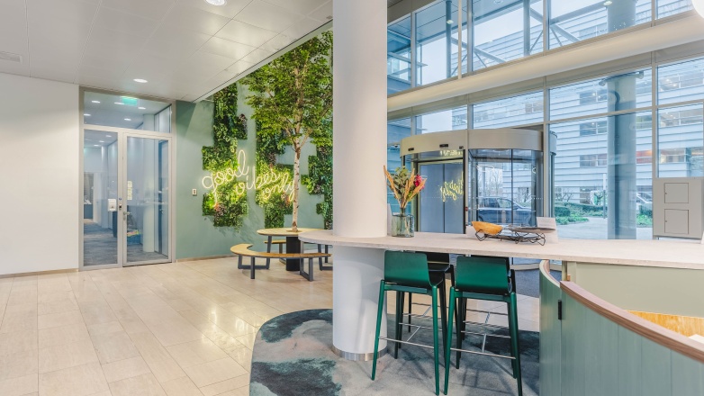 Reception and enterance