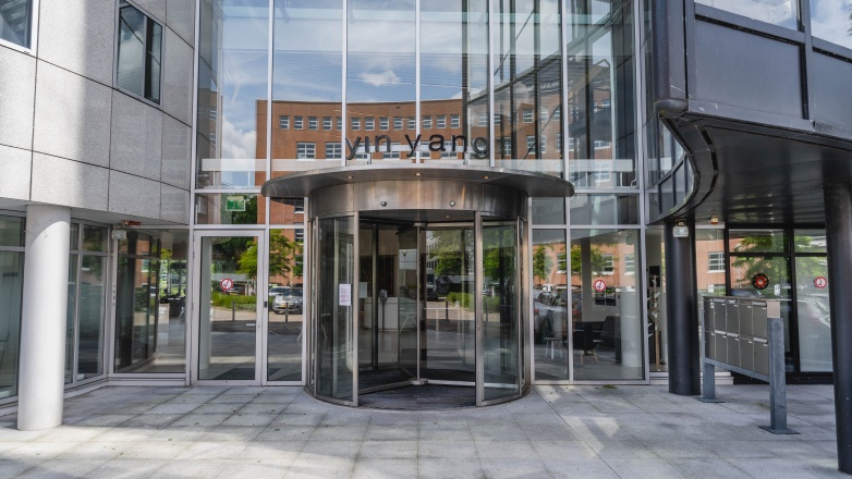 Exterior of building 