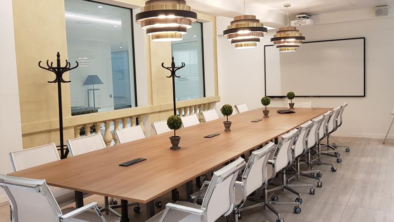 State of the art boardroom sixteen people