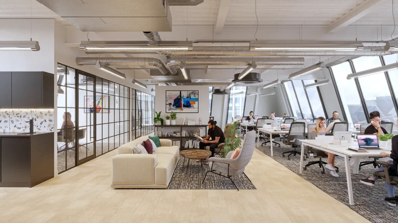 open plan office london