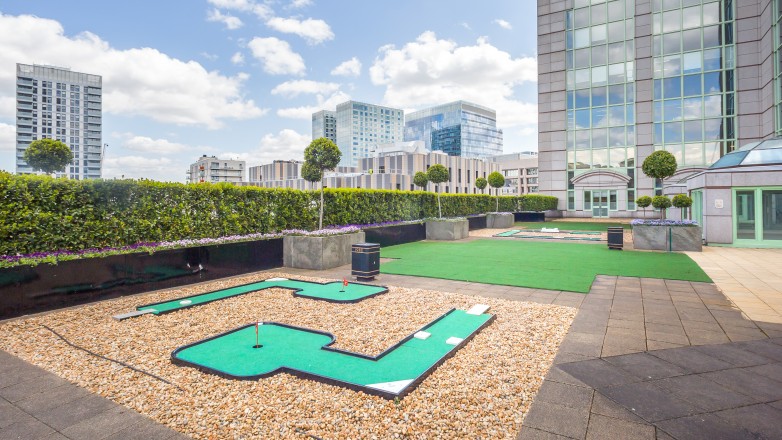 Minigolf outdoor area 