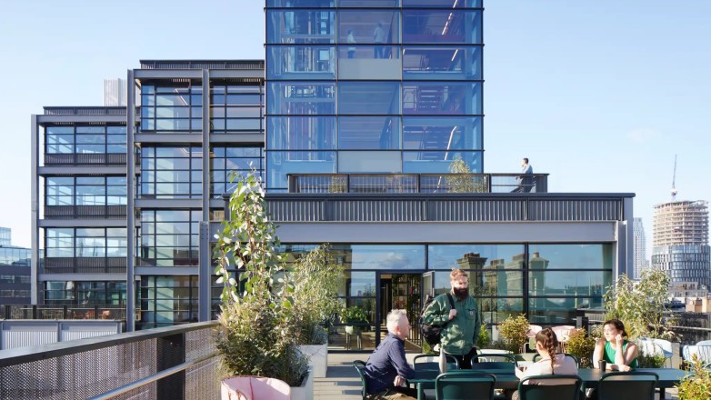Luxury office space London roof terrace