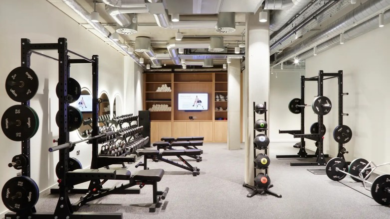 Luxury office space London gym