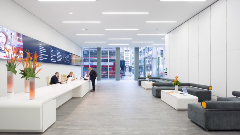 Reception area