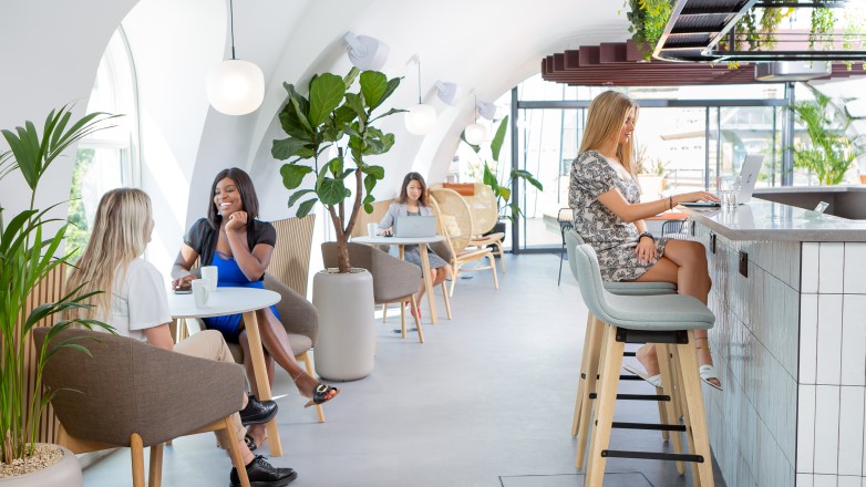 Breakout kitchen area 