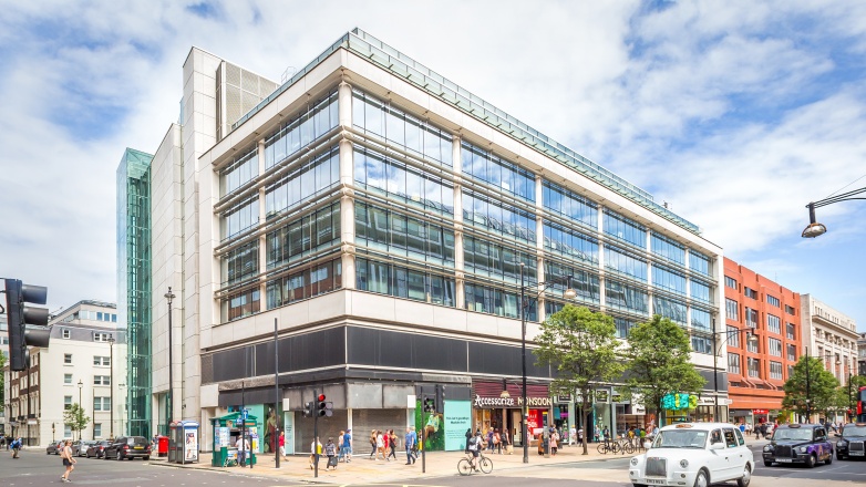 Exterior of building 