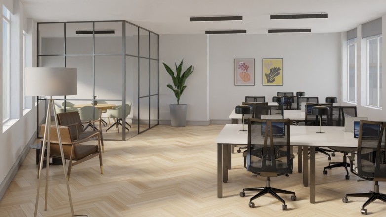 Open plan office London 