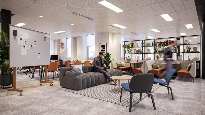 Open plan office London 