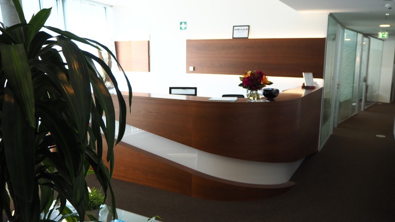 reception desk