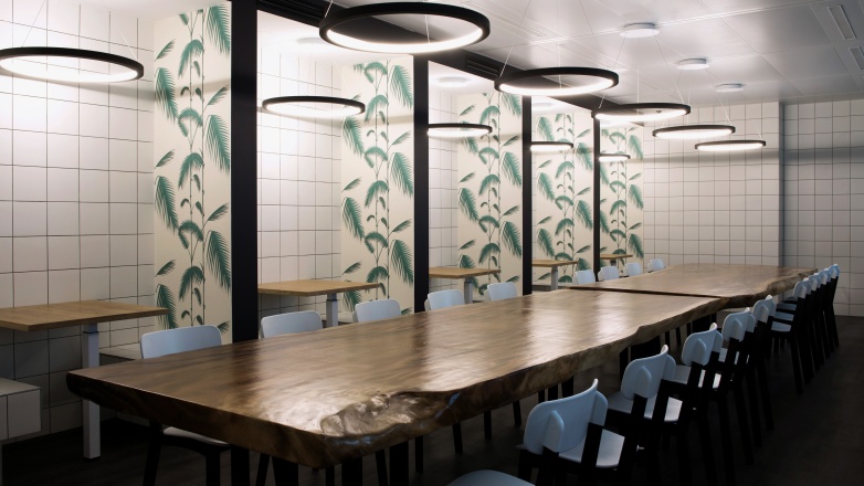 29-31 Rue de Courcelles, 75008 Paris, France. Office meeting room with table.