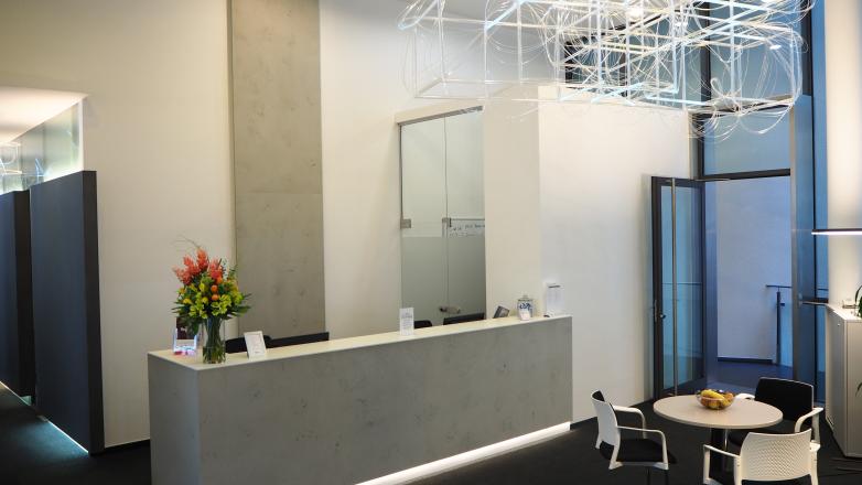 reception desk