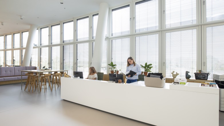 reception desk