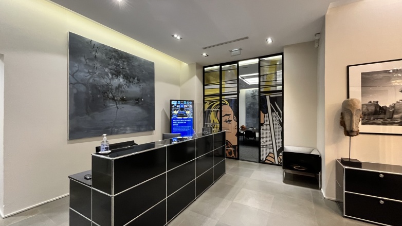 reception office space