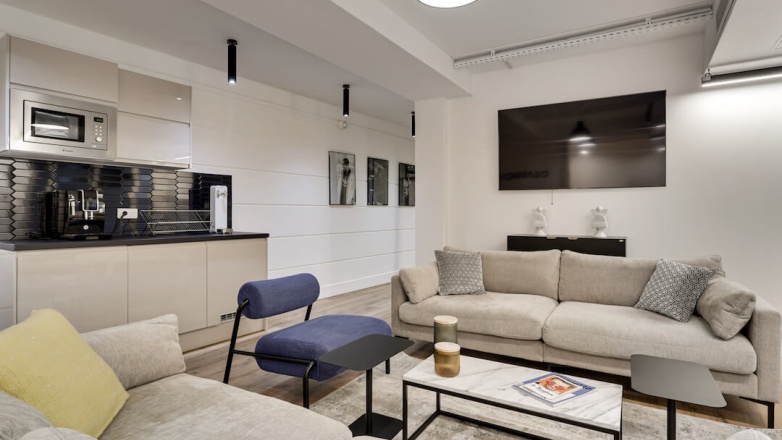 Living area 24 Rue Cambacérès