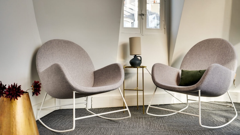 Lounge area 93 boulevard Haussmann