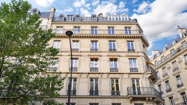 Facade 93 boulevard Haussmann