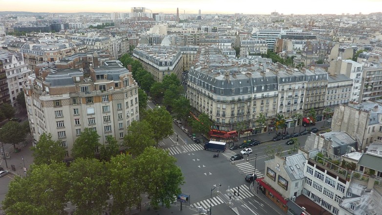 view of paris from concorde lafayette
