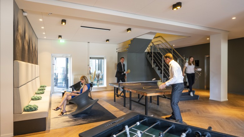 relaxation space with ping pong table joop geesinkweg