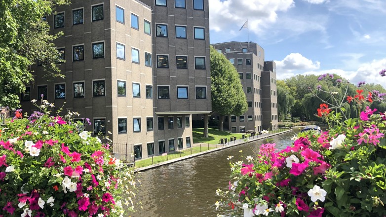 side view of building weteringschans