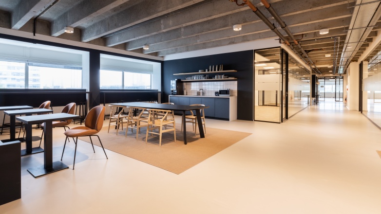 common area and pantry