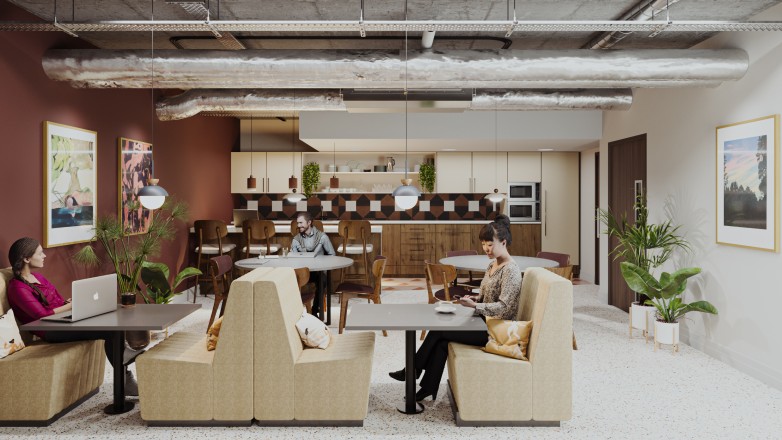 communal area and pantry