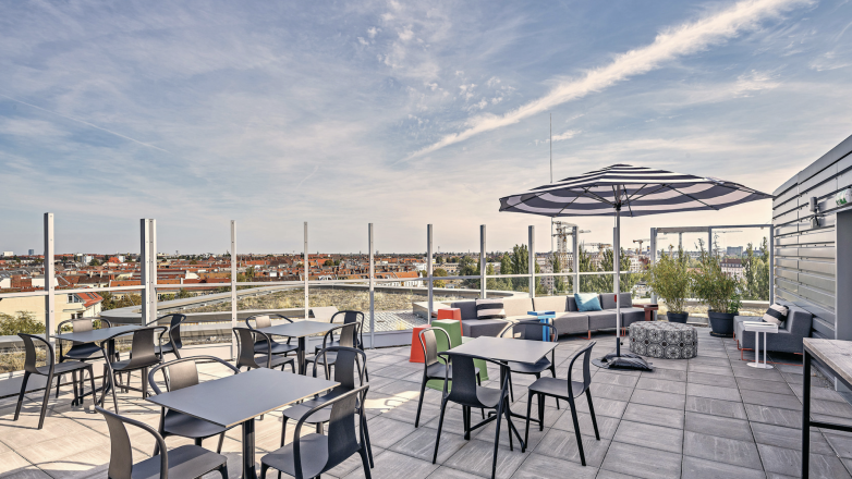 Rooftop terrace europaplatz