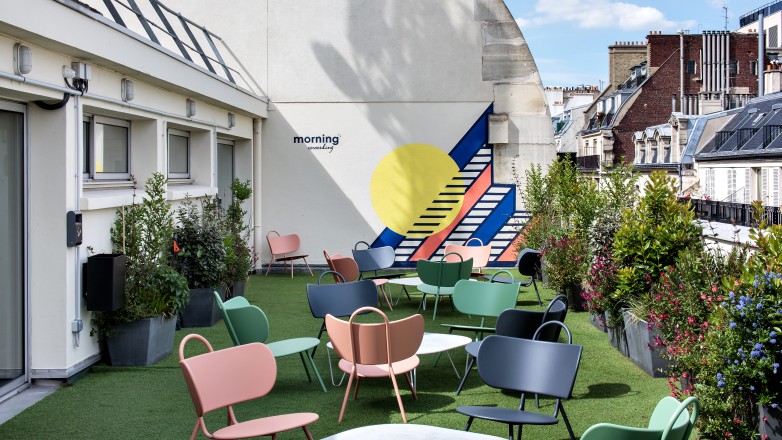 rooftop terrace 75 rue d'Amsterdam