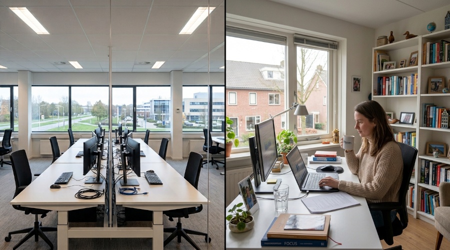 Hub-and-spoke model vs Thuiswerken